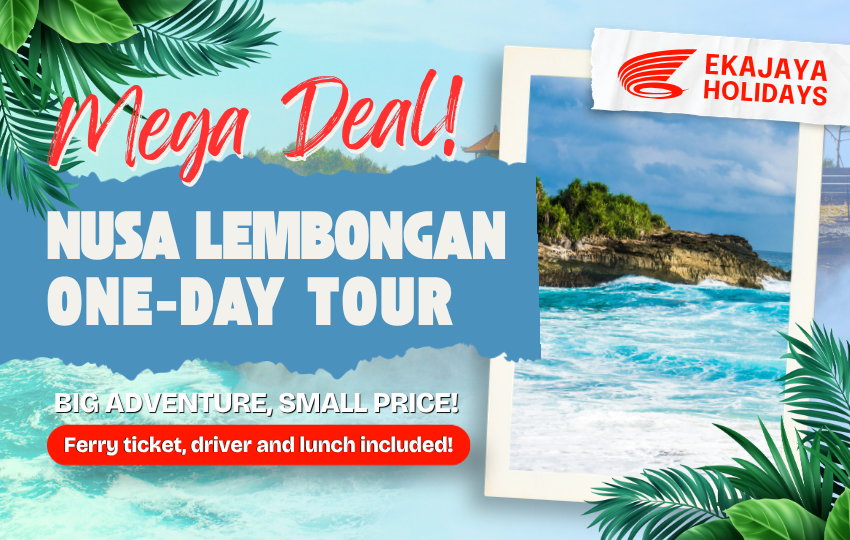 MEGA DEAL - Private Tour to Nusa Lembongan (For 2 Pax)